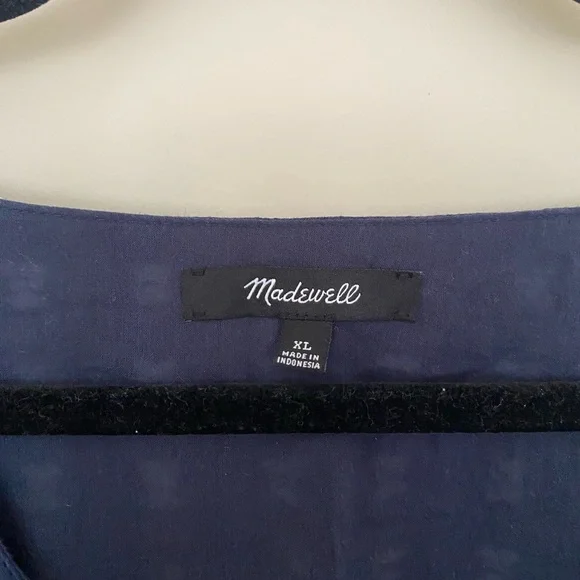 Madewell v-neck Dolman Sleeve Mini Dress size XL - Picture 6 of 6
